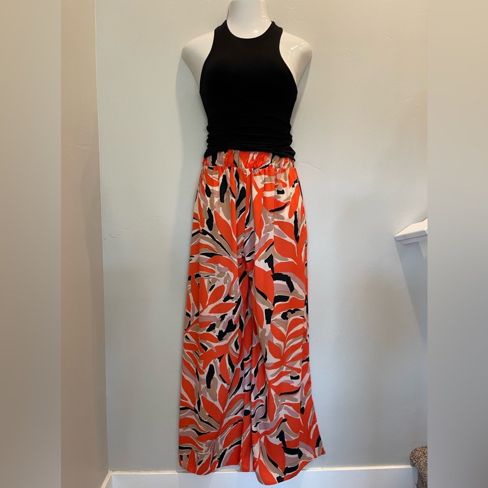 Tyche Bold Elegance Wide Leg Slit Pants
